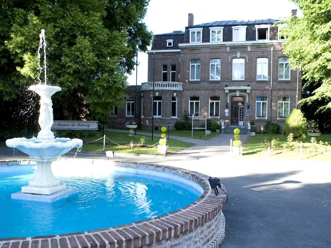 Hotel Logis Manoir De Fourcy Corbehem Exterior foto
